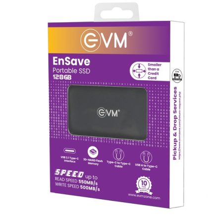 EVM ENSAVE PORTABLE SSD 128GB 2