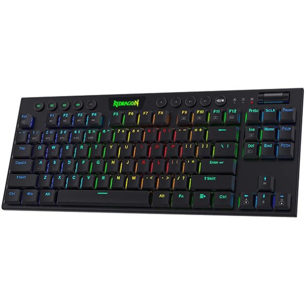 Redragon K621 Horus TKL Wireless RGB Mechanical Keyboard Black