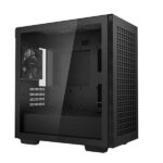 DeepCool CH370 M ATX Mini Tower Cabinet With Tempered Glass Side Panel Black 1