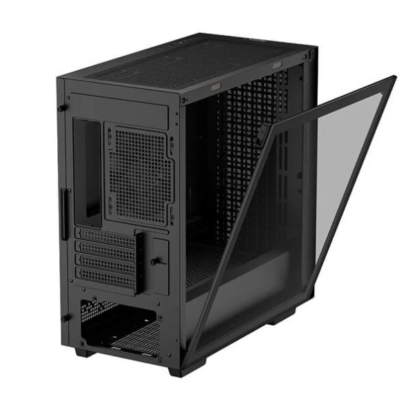 DeepCool CH370 M ATX Mini Tower Cabinet With Tempered Glass Side Panel Black 7