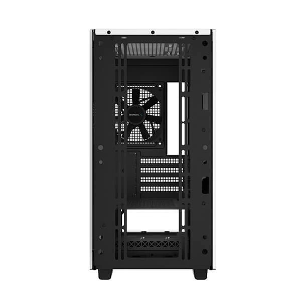 DeepCool CH370 WH M ATX Mini Tower Cabinet With Tempered Glass Side Panel White 4