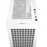 DeepCool CH370 WH M ATX Mini Tower Cabinet With Tempered Glass Side Panel White 1