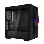 DeepCool Cyclops ARGB E ATX Mid Tower Cabinet With Tempered Glass Side Panel Black1