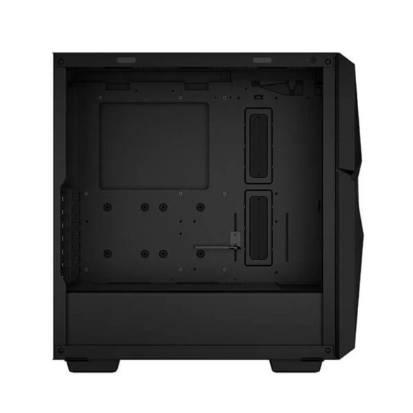 DeepCool Cyclops ARGB E ATX Mid Tower Cabinet With Tempered Glass Side Panel Black 5