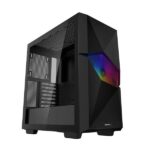 DeepCool Cyclops ARGB (E-ATX) Mid Tower Cabinet With Tempered Glass Side Panel (Black)
