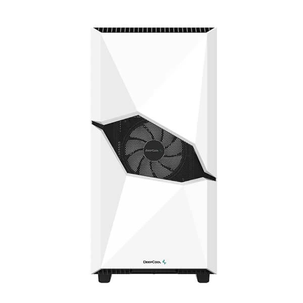 DeepCool Cyclops ARGB E ATX Mid Tower Cabinet With Tempered Glass Side Panel White 4