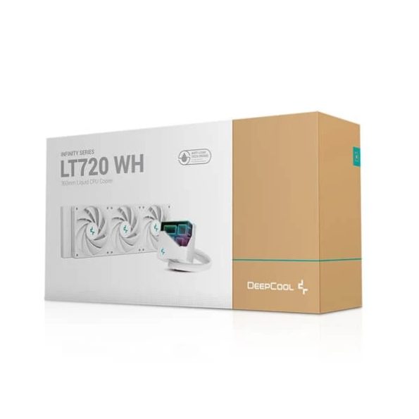 DeepCool Infinity LT720 WH ARGB White All In One 360mm CPU Liquid Cooler 6