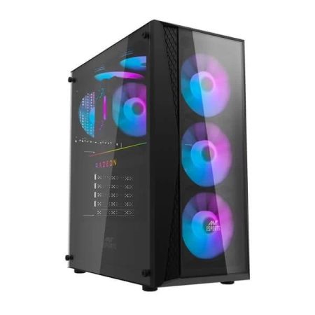 Ant Esports 220 Air Auto RGB (ATX) Mid Tower Cabinet (Black)