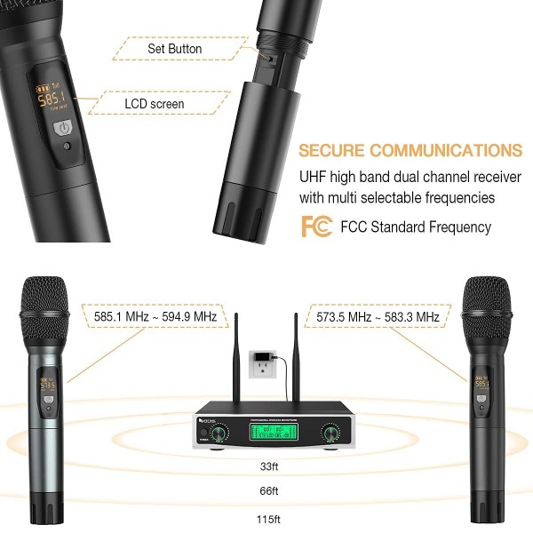 Buy Fifine K040 - WIRELESS MICROPHONE SYSTEM - Computech Store