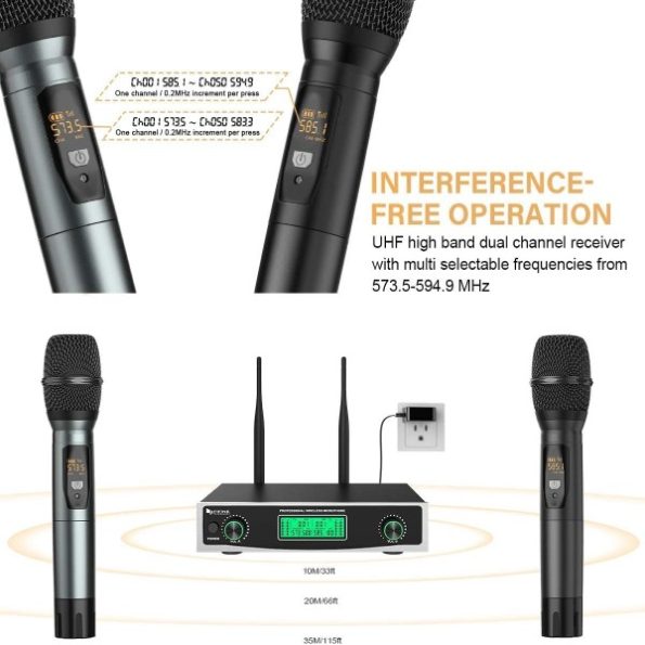 Fifine K040 Wireless Microphone System