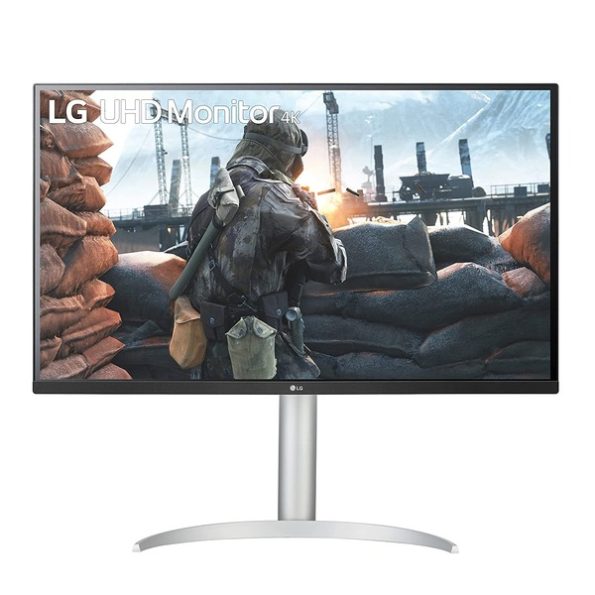 LG 32UP550-W 32 Inch UHD (3840 x 2160) VA Display Monitor with AMD FreeSync, DCI-P3 90% Color Gamut with HDR 10 Compatibility and USB Type-C Connectivity – Silver/WhiteLG 32UP550-W 32 Inch UHD (3840 x 2160) VA Display with AMD FreeSync, DCI-P3 90% Color Gamut with HDR 10 Compatibility and USB Type-C Connectivity – Silver/White
