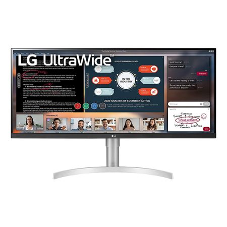 LG 34WN750-B Monitor 34 21:9 WQHD (3440 x 1440) IPS Display, AMD FreeSync,  Dual Controller, OnScreen Control, 3-Side Borderless Design - Black
