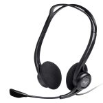 Logitech H370 USB Stereo Wired Over Ear Headphones with mic (Black)