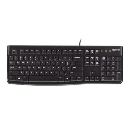 Logitech K120 Plug and Play USB Keyboard (Black)