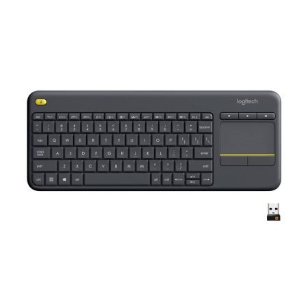 Logitech K400 Plus Wireless Touch Keyboard (Black)