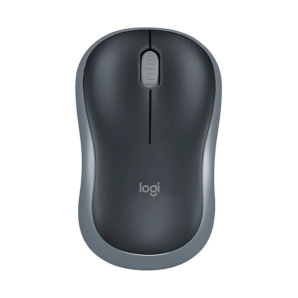 Logitech M185 Wireless USB Mouse (Black)
