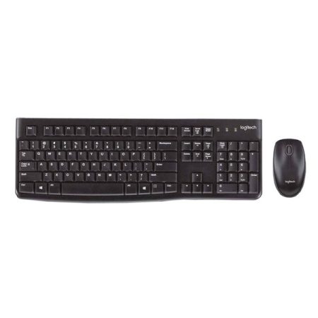 Logitech MK120 Wired USB Keyboard and Mouse Combo (Black)