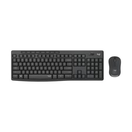 Logitech MK295 Silent Wireless Mouse & Keyboard Combo (Black)