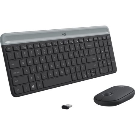 Logitech MK470 Slim Wireless Keyboard and Mouse Combo (Black)
