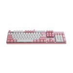 Rapoo V500PRO Mechanical Gaming Keyboard Pink and White