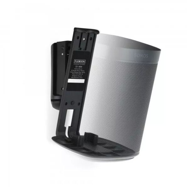Flexson Wall Mount for Sonos One, One SL and Play:1 - Black