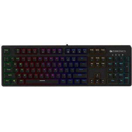 Zebronics Zeb-Max Plus V2 Mechanical Gaming Keyboard (Black)