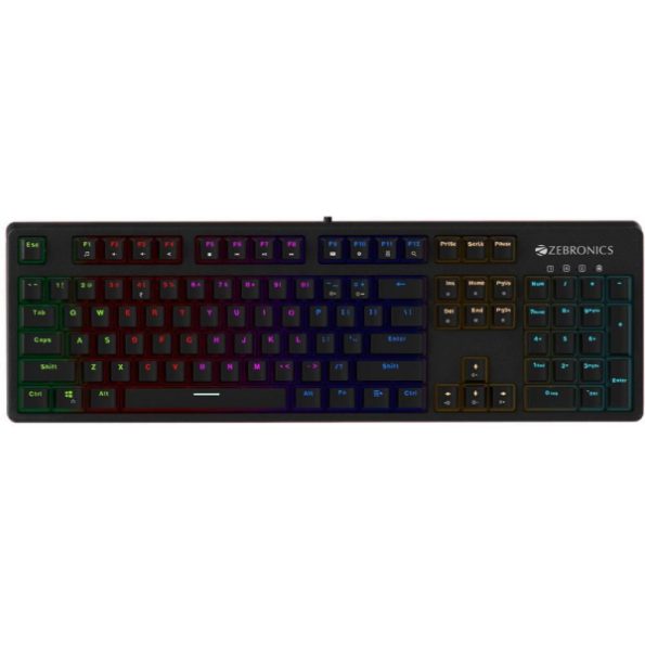 Zebronics Zeb-Max Plus V2 Mechanical Gaming Keyboard (Black)