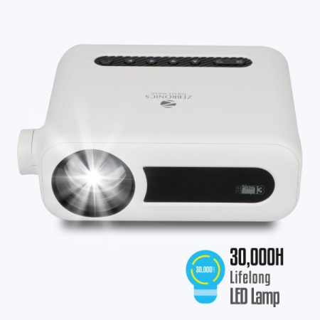 Zebronics Zeb-PixaPlay 13 (2000 lm) Portable Projector (White)