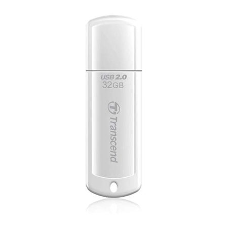 Transcend Jetflash 350 32GB USB Flash Drive (White)