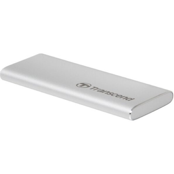 Transcend 1TB ESD260C USB 3.2 Gen 2 Type-C Portable Solid-State Drive (Silver)
