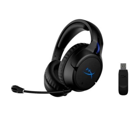 HyperX Cloud Flight For PlayStation Over Ear Wireless Gaming Headset (Black-Blue)