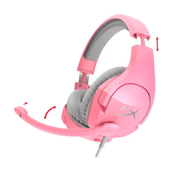 HyperX Cloud II Gaming Headset 7.1 Virtual Surround Sound Memory Foam etc  Pink