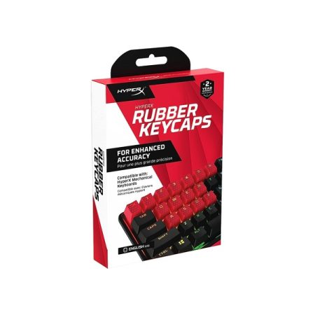 HyperX Rubber Keycaps - Gaming Accessory Kit (Red)