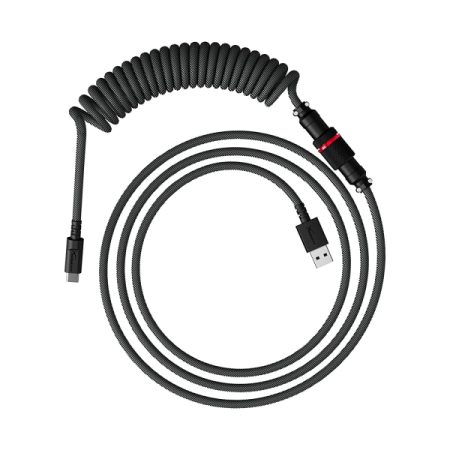 HyperX USB-C Coiled Cable (Gray-Black)