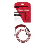 HyperX USB-C Coiled Cable (Red-Black) 1