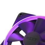 NZXT F120 RGB 120mm Black Cabinet Fan With RGB Controller (Triple Pack) 1