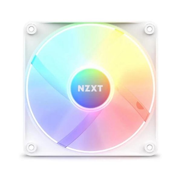 NZXT F140 RGB Core 140mm Cabinet Fan - White (Single Pack)