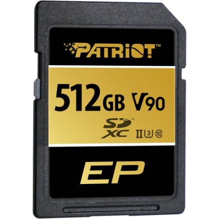Patriot V90 512GB UHS-II SDXC U3 Class 10 Memory Card