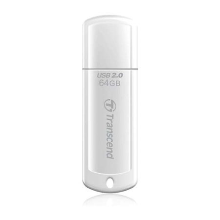 Transcend Jetflash 350 64GB USB Flash Drive (White)