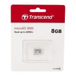 Transcend TS8GUSD300S 8GB microSDHC Memory Card