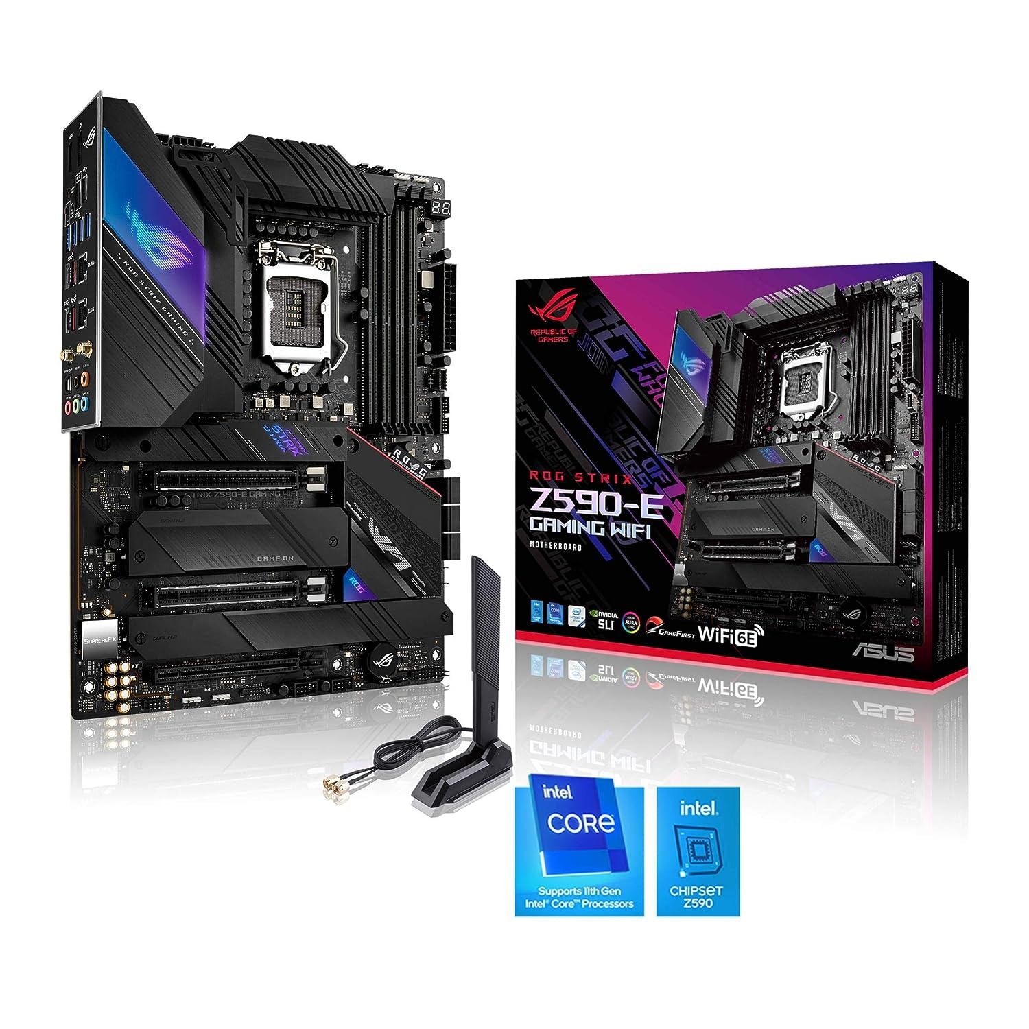Buy Asus Rog Strix Z590-E Gaming Wifi Motherboard - Computech Store