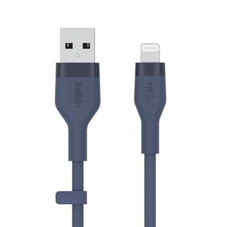 Belkin BOOST CHARGE Flex USB-A Cable with Lightning Connector - Blue