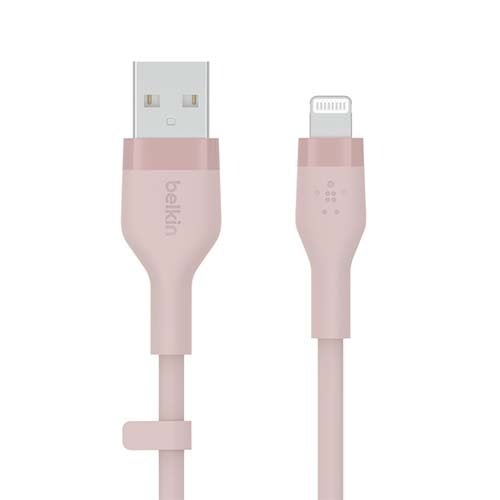 Belkin BOOST CHARGE Flex USB-A Cable with Lightning Connector - Pink