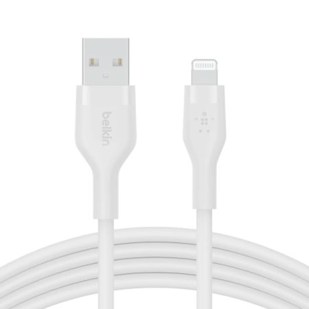 Belkin BoostCharge Flex Câble Silicone USB-C vers Lightning 2m