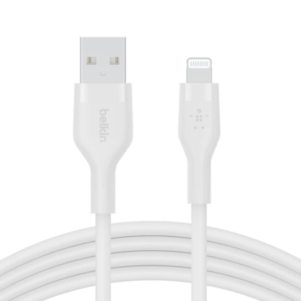 Belkin Boost Charge Flex Silicone Lightning To USB-A 1M Cable