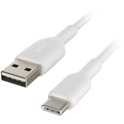 Belkin Boost Charge USB Type-A to C Cable (3.3 Feet/1 Meter, White)