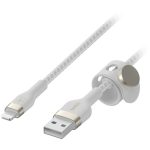 Belkin BoostCharge Pro Flex Lightning to USB-A Cable (3.3 Feet, White)