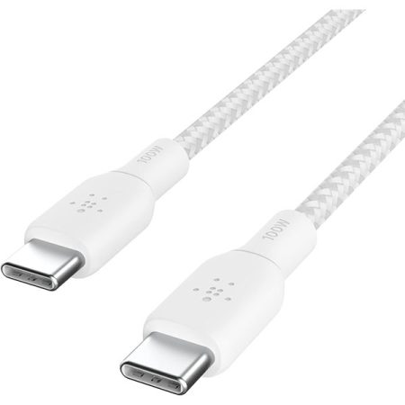 Belkin BoostCharge USB-C Braided Cable (2 meters) – White