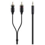 Belkin F3Y116BT2M 2-Meter Stereo to RCA Portable Audio Cable for Smartphone