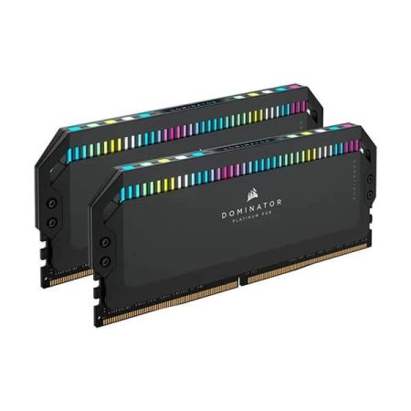 Corsair Dominator Platinum RGB DDR5 64GB (32GBx2) 6400MHz RAM (Black)